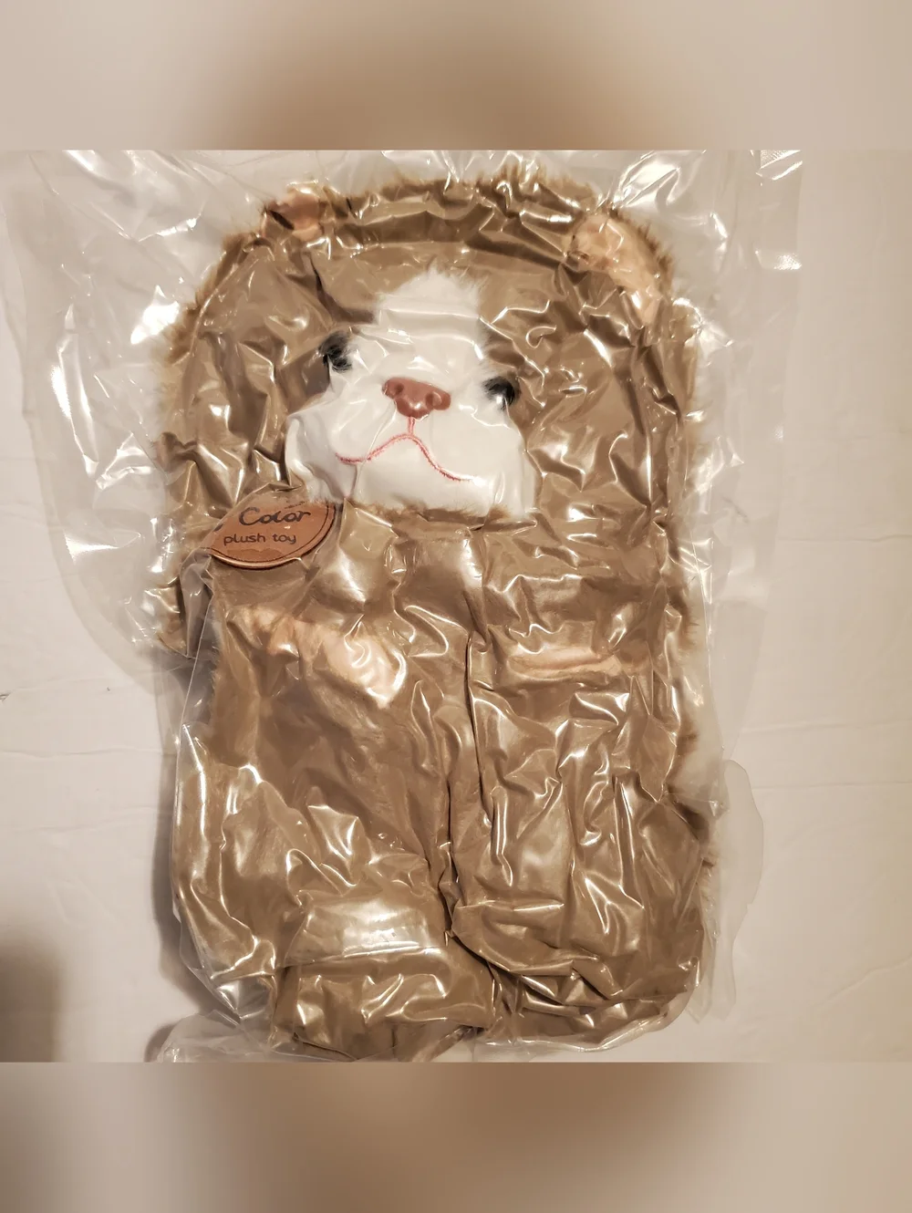 Seven Color Medium Brown White Tabby Cat Stuffed Animal Plush Toy, 14-24 in